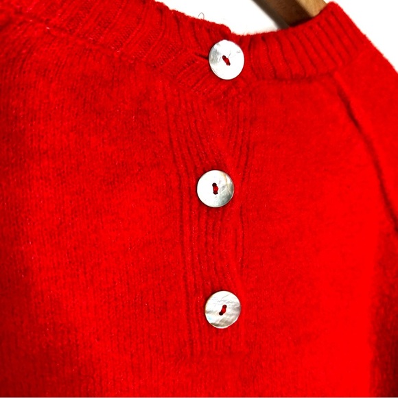 Zara | Orange Balloon Sleeve Sweater Size Small - Picture 5 of 6